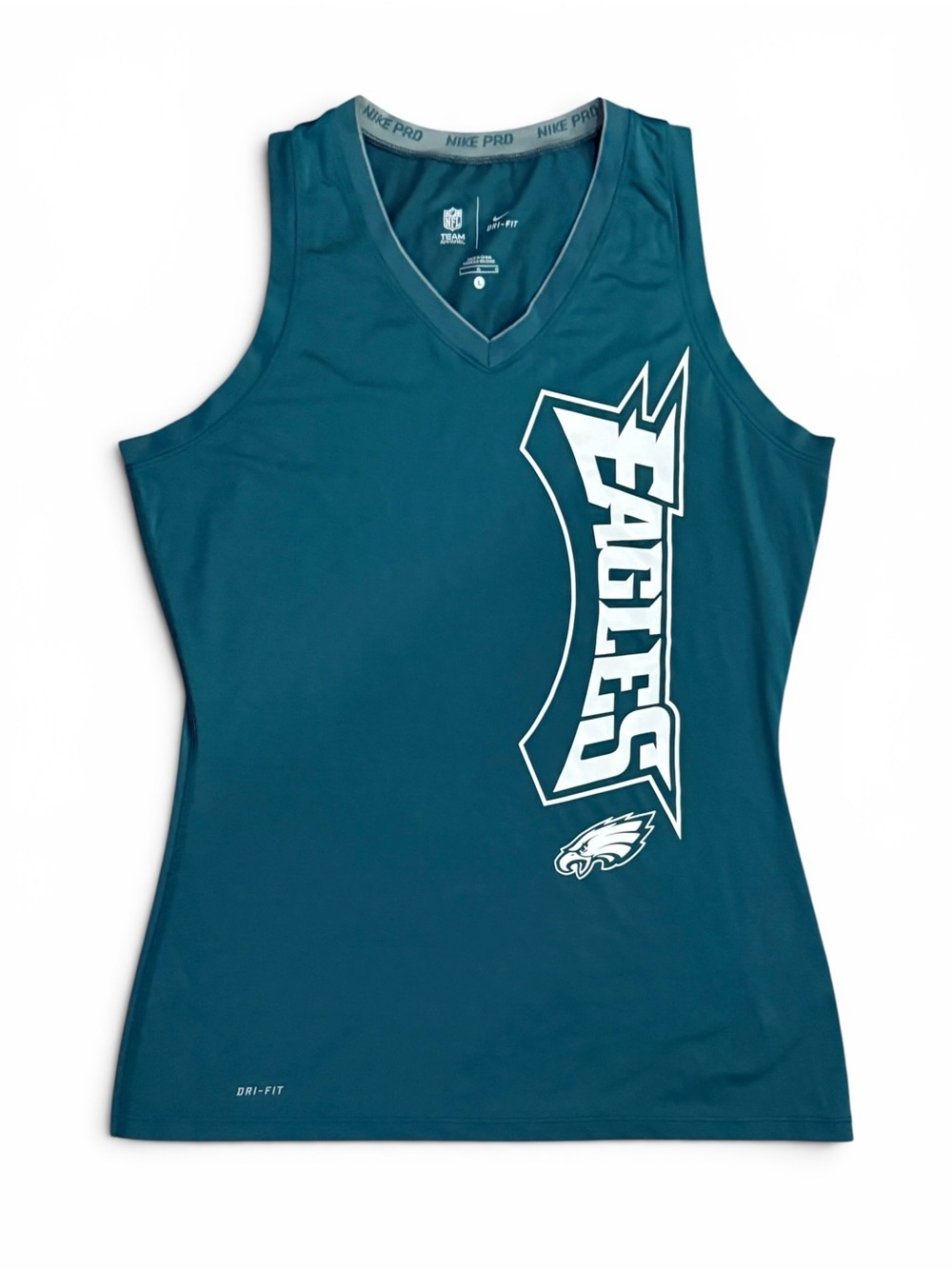 Vintage Nike Philadelphia Eagles Dri-FIT Tank Top Women’s Large NFL Green